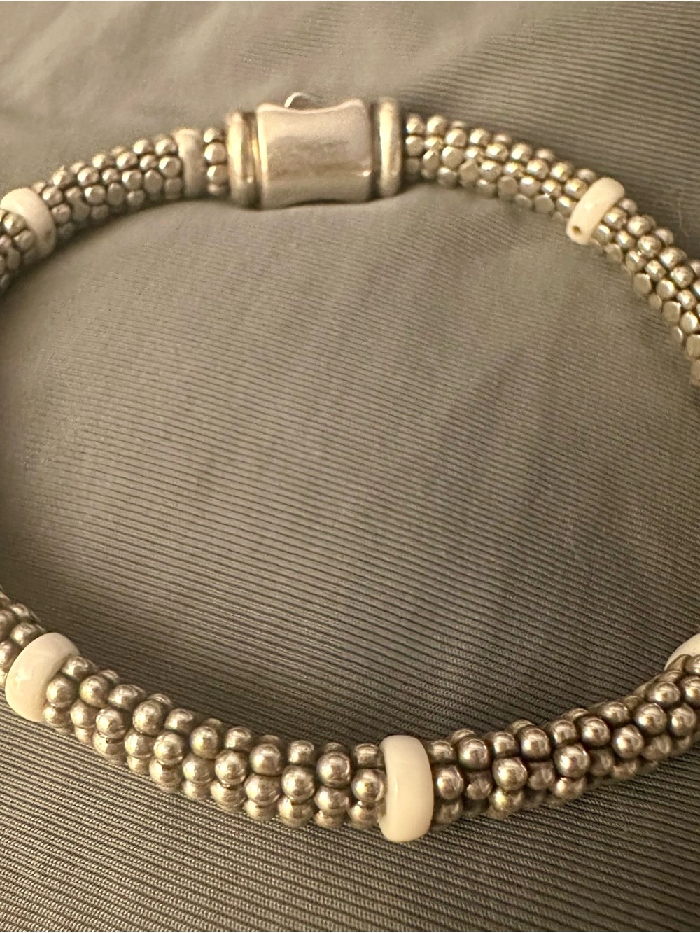 LAGOS Silver Beaded Bracelet - Picture 4 of 5